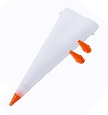 Sáček cukrářský SILIKON + 3 zdobídka